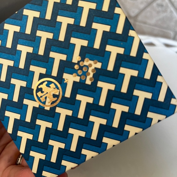 NWT Tory Burch Orange Leather Double Wrap Bracelet or Fitbit Strap - Picture 9 of 11